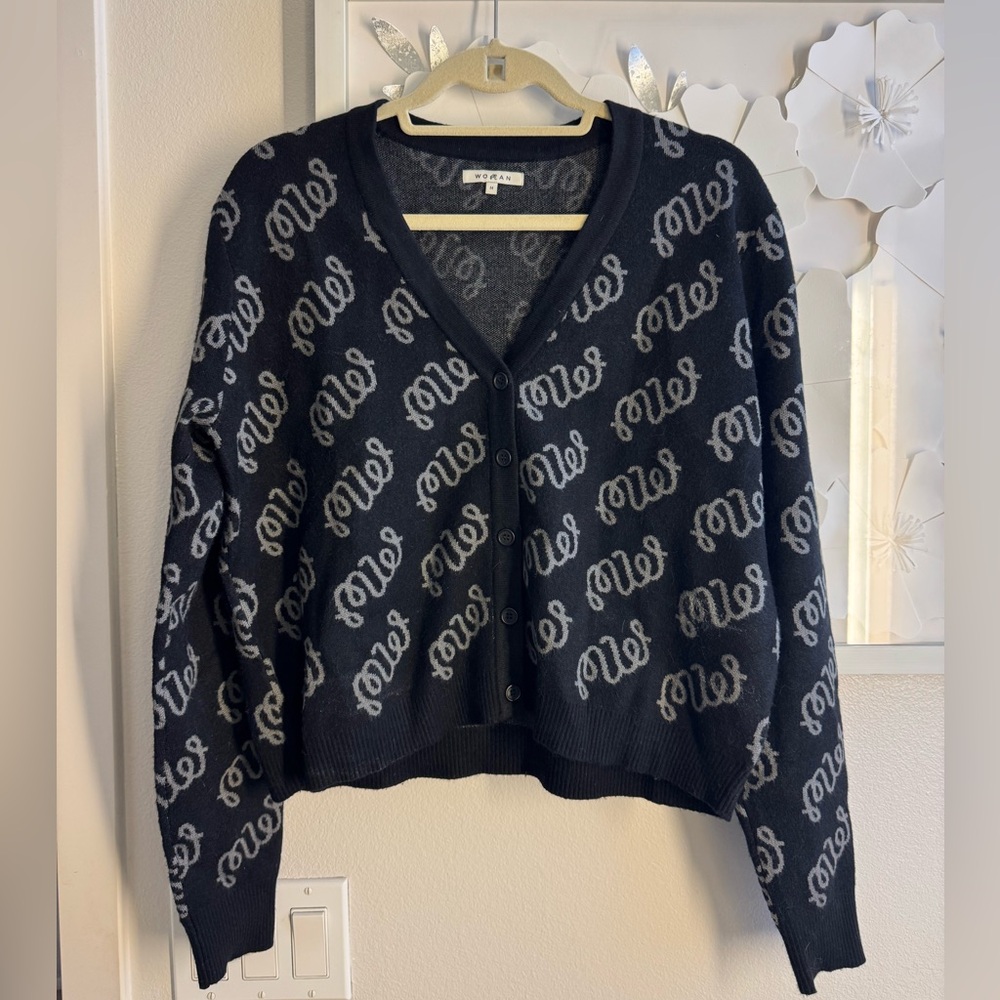 Malbon Golf Poppy Cardigan. Worn once, size M